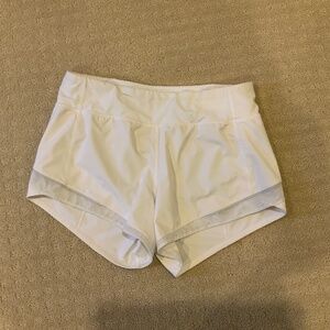 White Lululemon Shorts